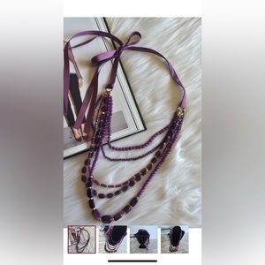 🚚 Ann Taylor • Grosgrain Ribbon Tie Necklace